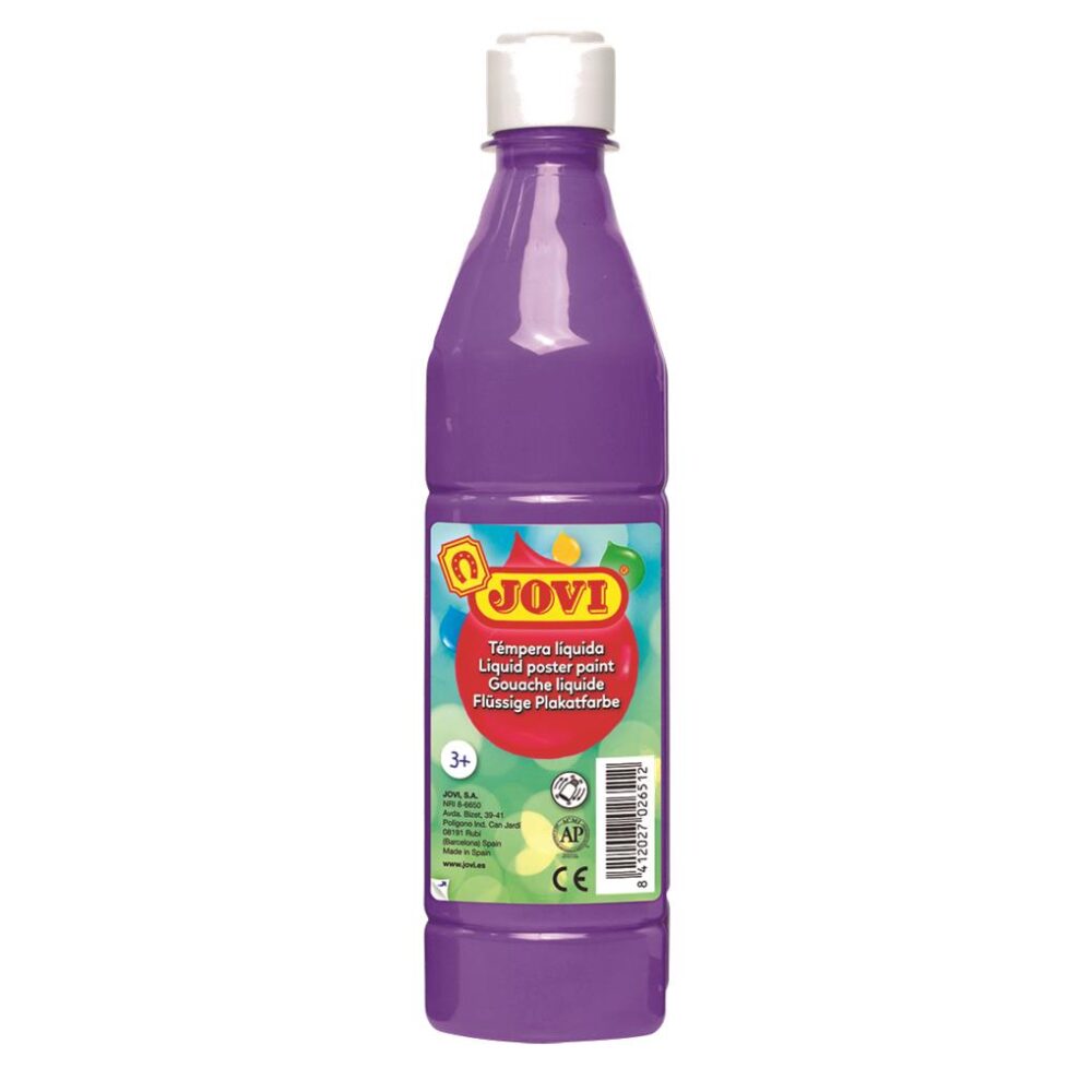 TEMPERA JOVI BOTELLA 500 ML - VIOLETA