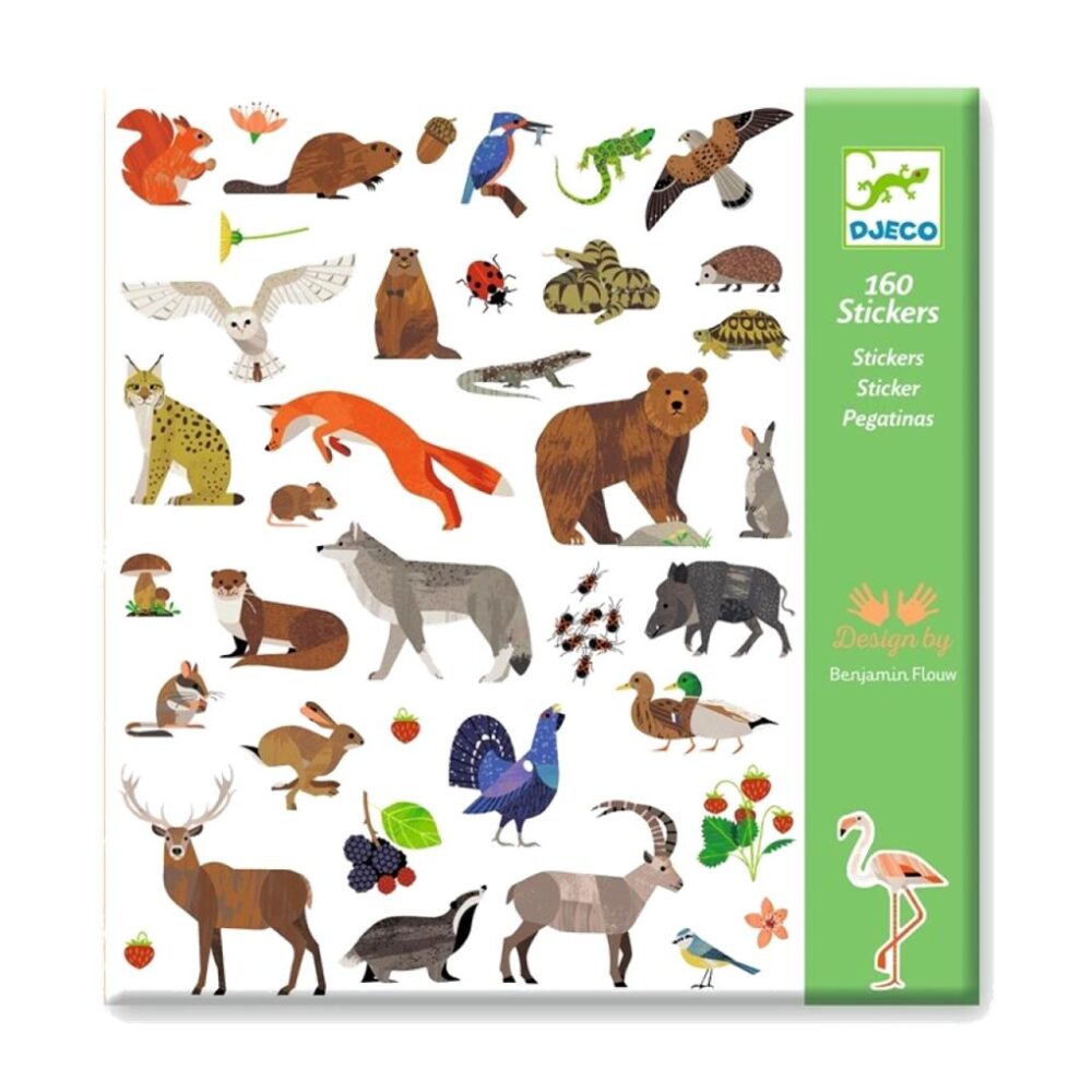 PEGATINAS FAUNA - 160 STICKERS