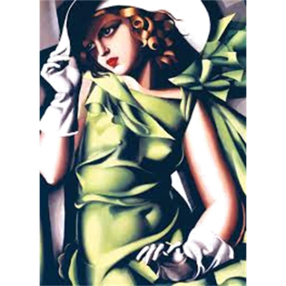 PUZZLE 1000 PIEZAS YOUNG GIRL IN GREEN - Imagen 2