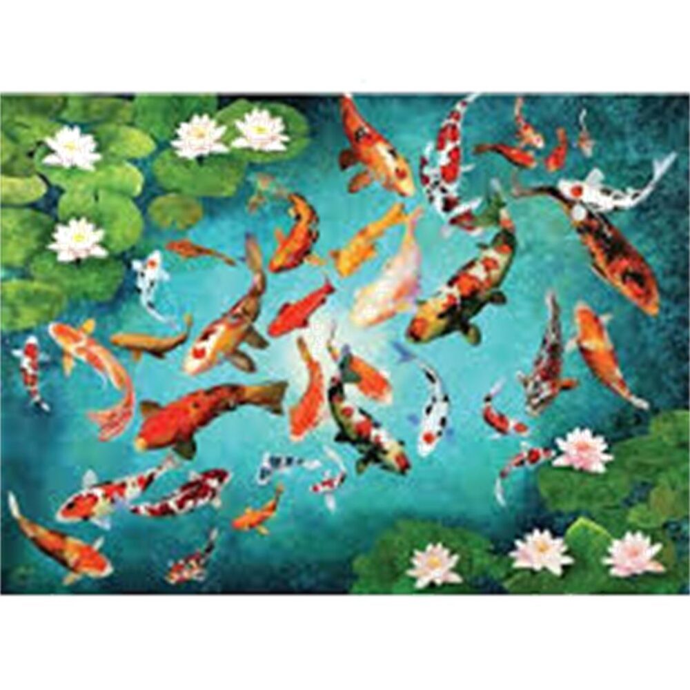 PUZZLE 1000 PIEZAS COLORFUL KOI - Imagen 2