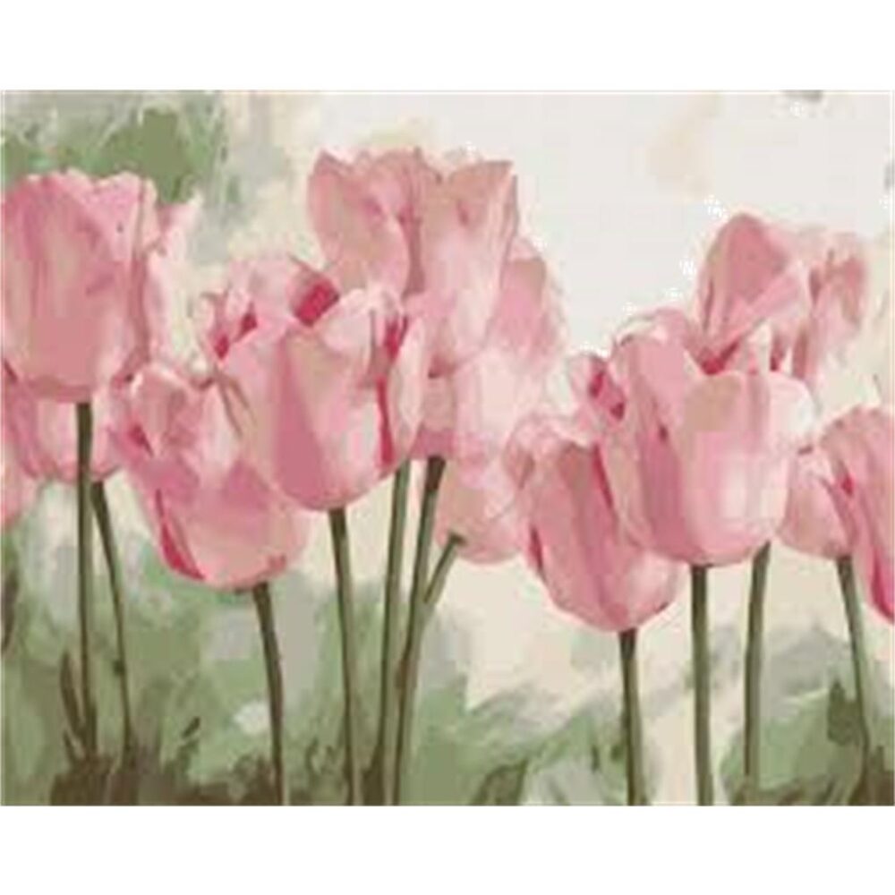 BRUSHME PINTAR POR NUMEROS SC DELICATE TULIPS