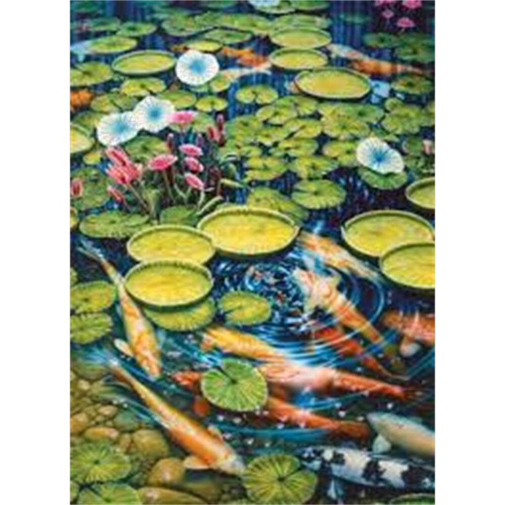 PUZZLE COBBLE HILL KOI POND 1000 PIEZAS - Imagen 2