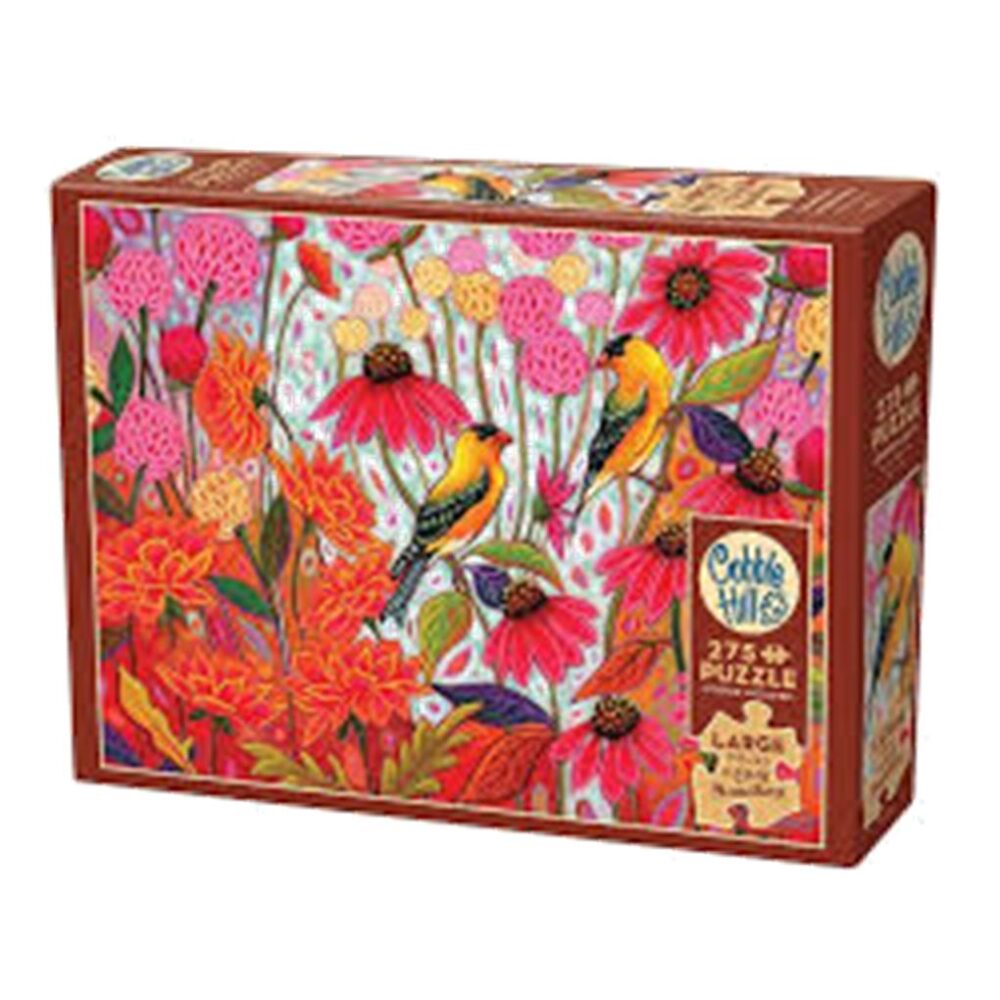 PUZZLE COBBLE HILL SPRINGTIME GOLDFINCHES 275 PIEZAS