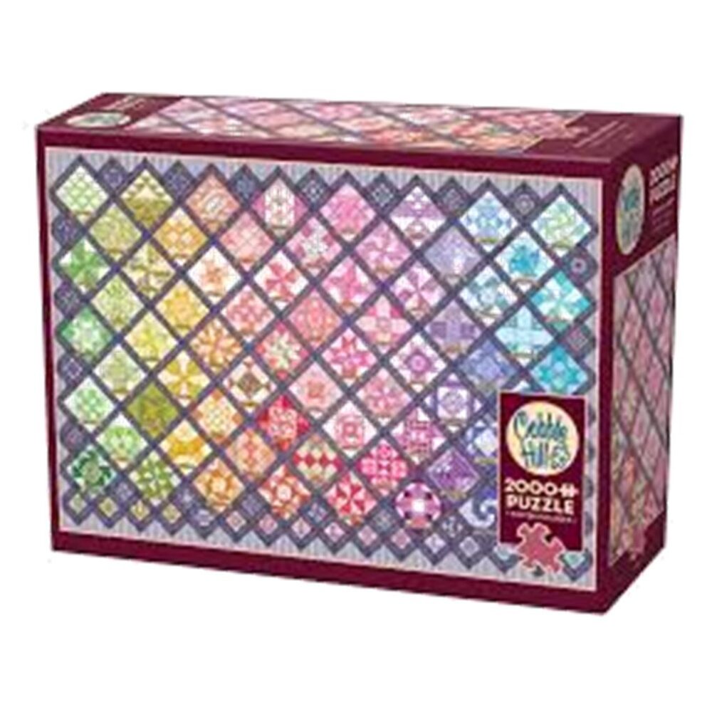 PUZZLE COBBLE HILL FOUR SQUARE QUIT BLOCKS 2000 PIEZAS