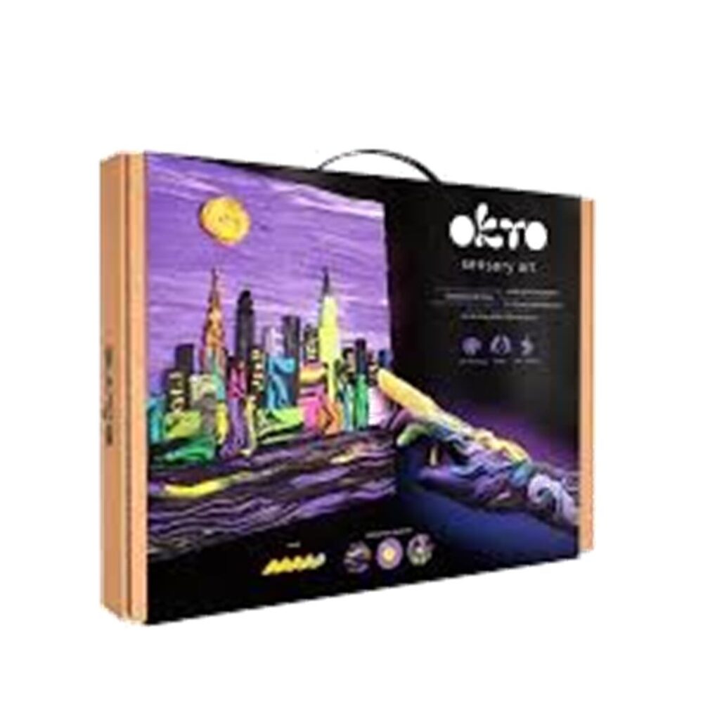 OKTO SET DIY PINTURA CREATIVA 3D ARTE SENSORIAL - NEW YORK