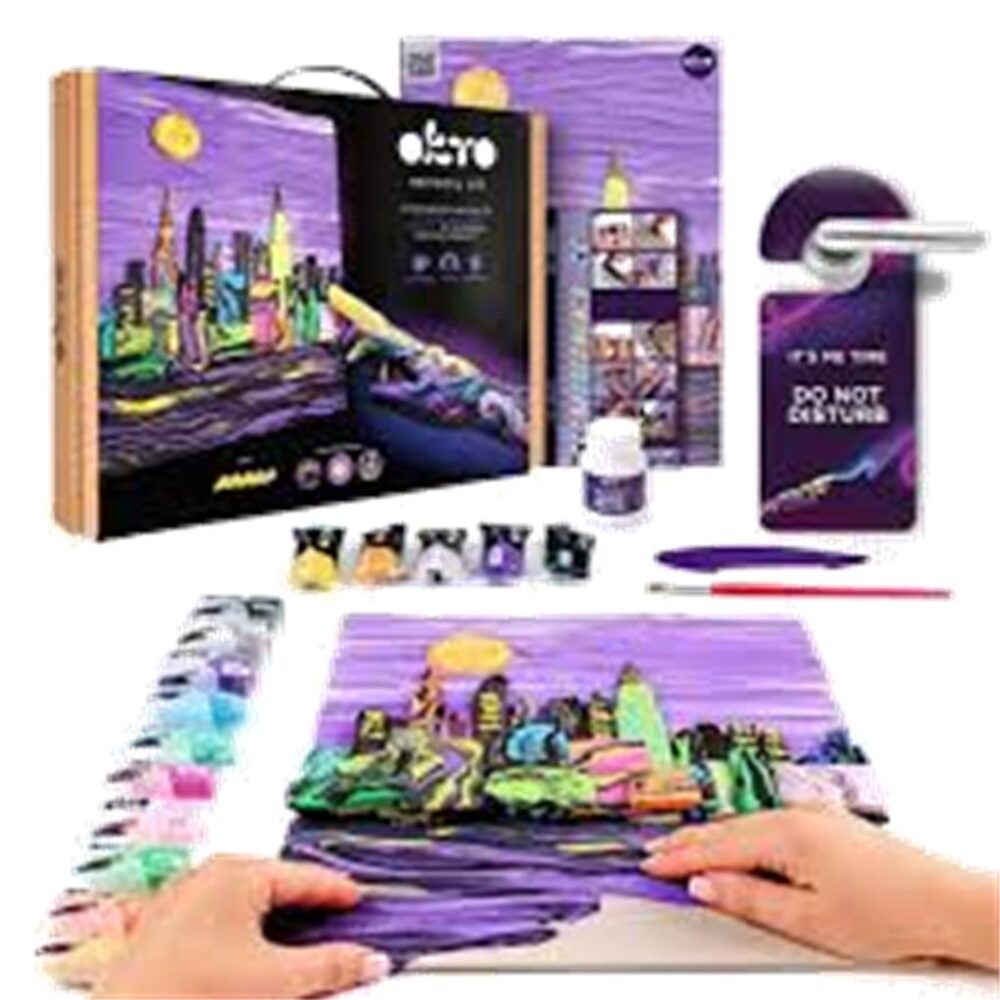 OKTO SET DIY PINTURA CREATIVA 3D ARTE SENSORIAL - NEW YORK - Imagen 3