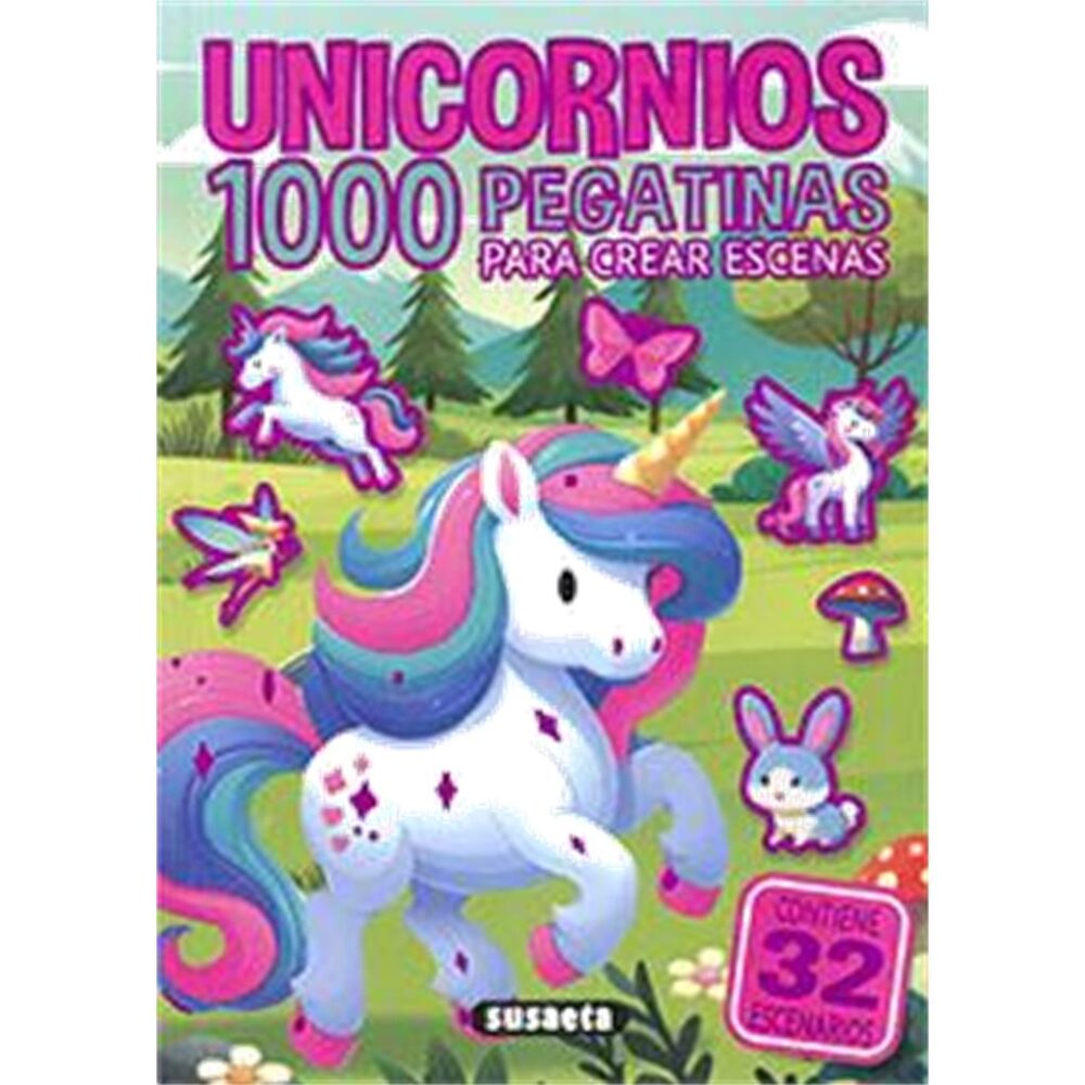 UNICORNIOS 1000 PEGATINAS PARA CREAR ESCENAS