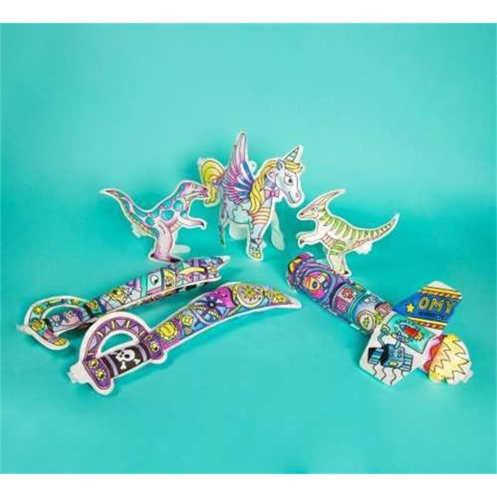 JUEGO OMY DINOS PARA INFLAR Y COLOREAR - Imagen 4