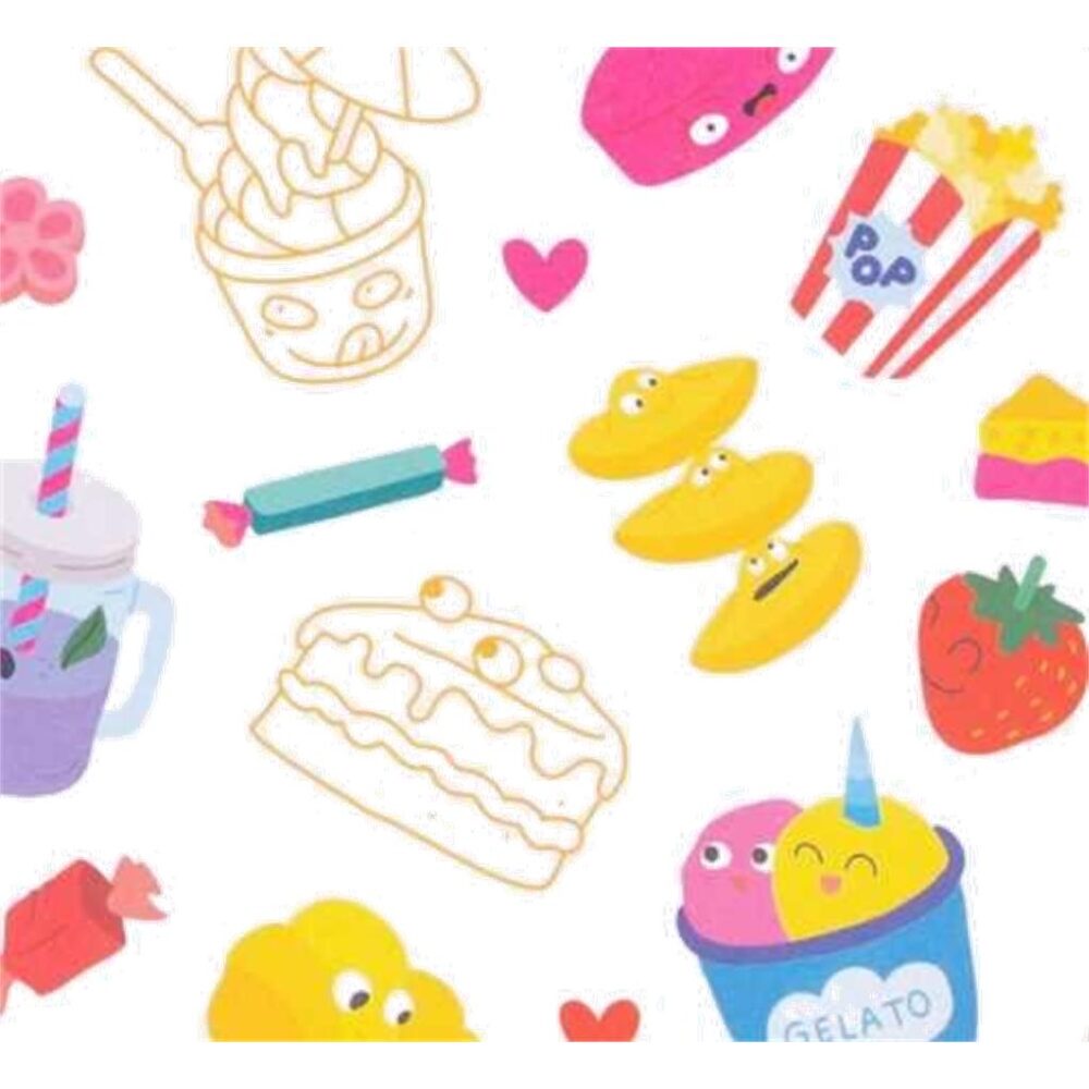 LIBRO OMY CON DIBUJOS Y PEGATINAS CUPCAKE - Imagen 4