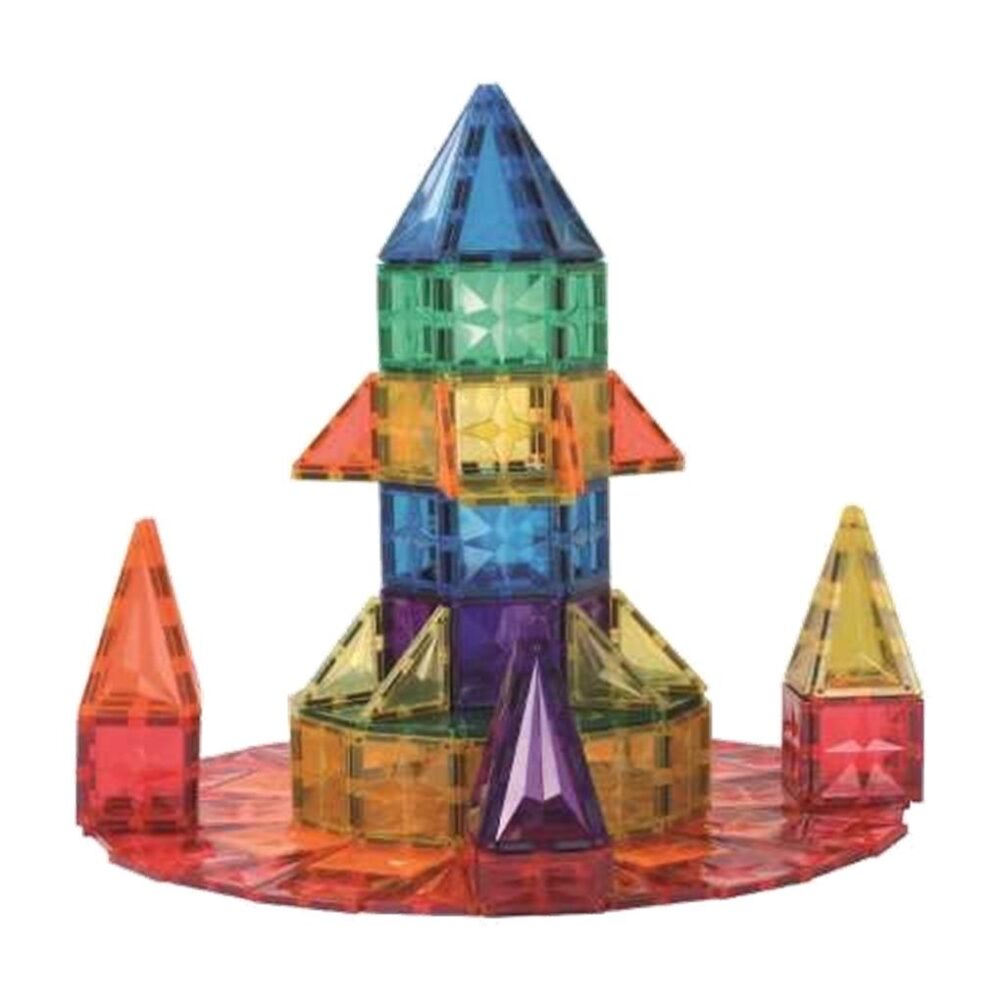 MAGNETIC TILES PACK INVENTIVE COLORES VIVOS 110 PIEZAS - Imagen 3