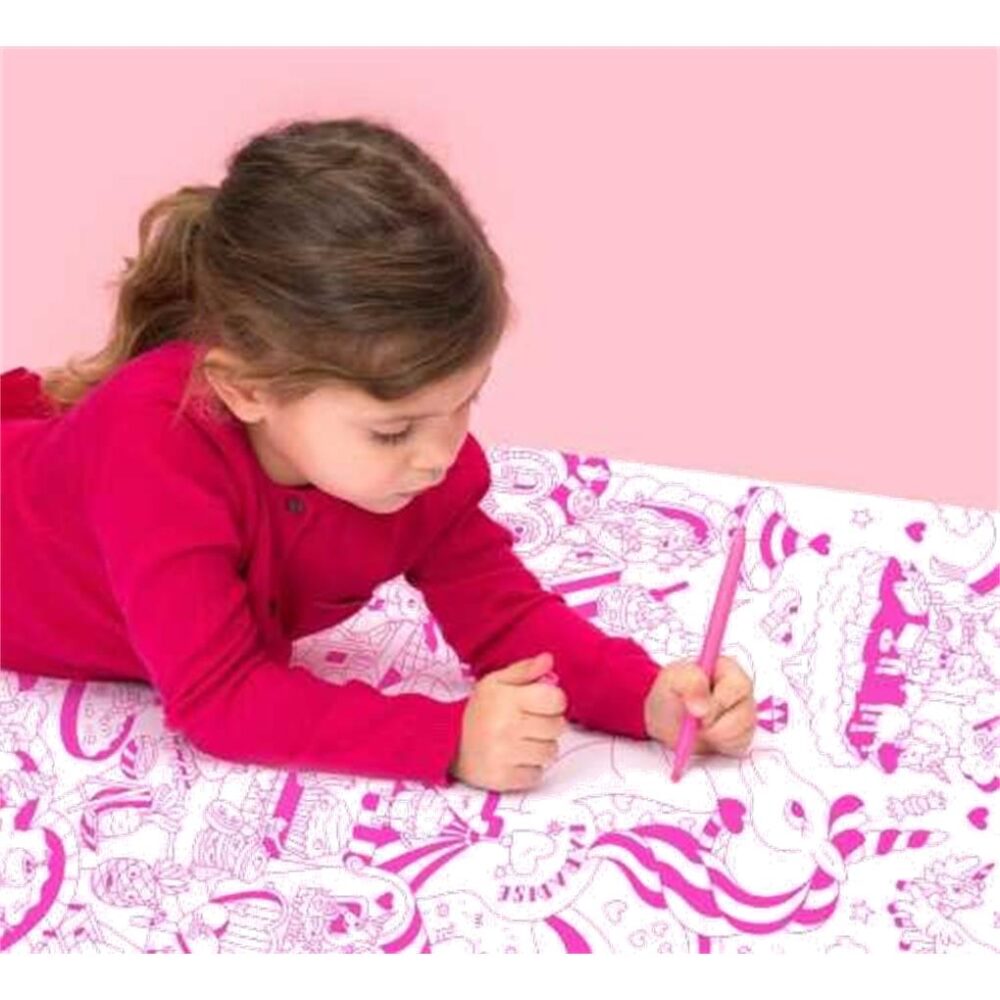 POSTER XL OMY UNICORNIO PARA COLOREAR 100X70 - Imagen 3