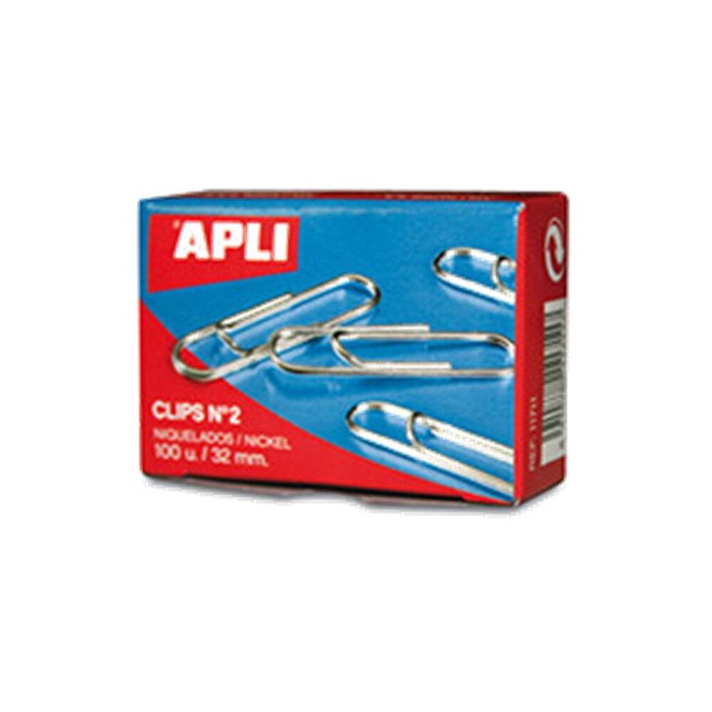 C.CLIPS NIQUEL  Nº3 40MM 100U.