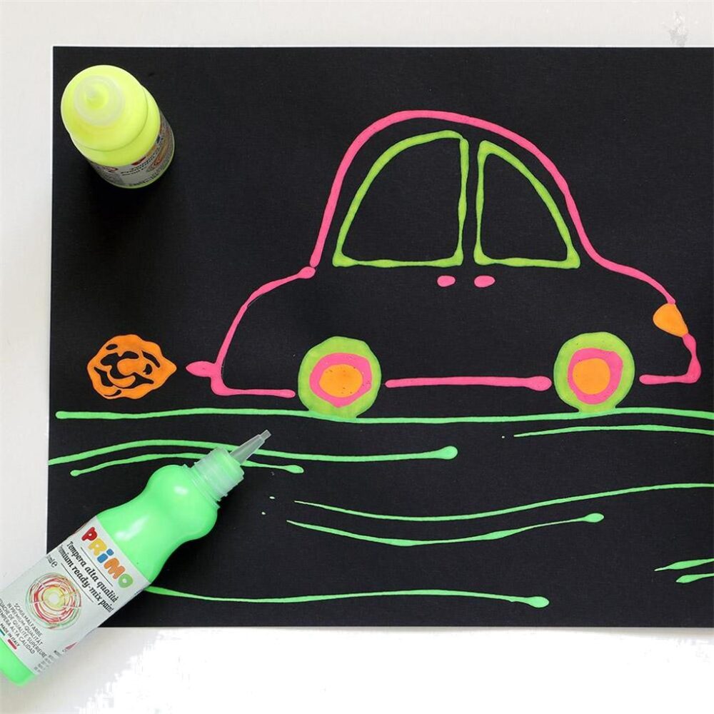 TEMPERA 8 COLORES FLUOR Y METALIZADOS - Imagen 3