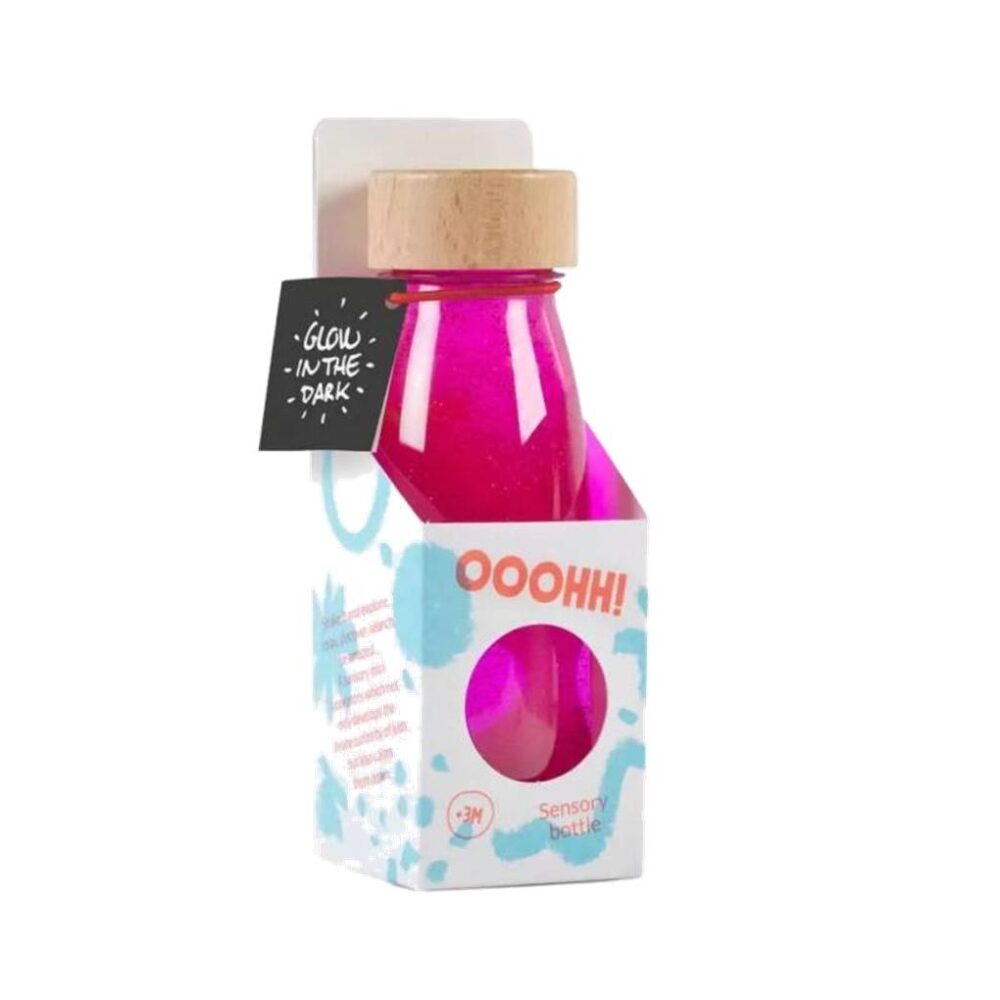 BOTELLA SENSORIAL FLUORESCENTE ROSA - Imagen 3