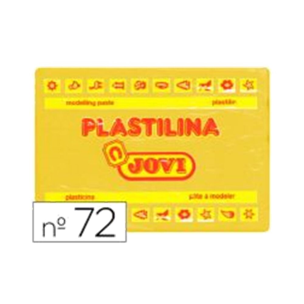 PLASTILINA JOVI 350GR UNIDAD -  AMARILLO OSCURO