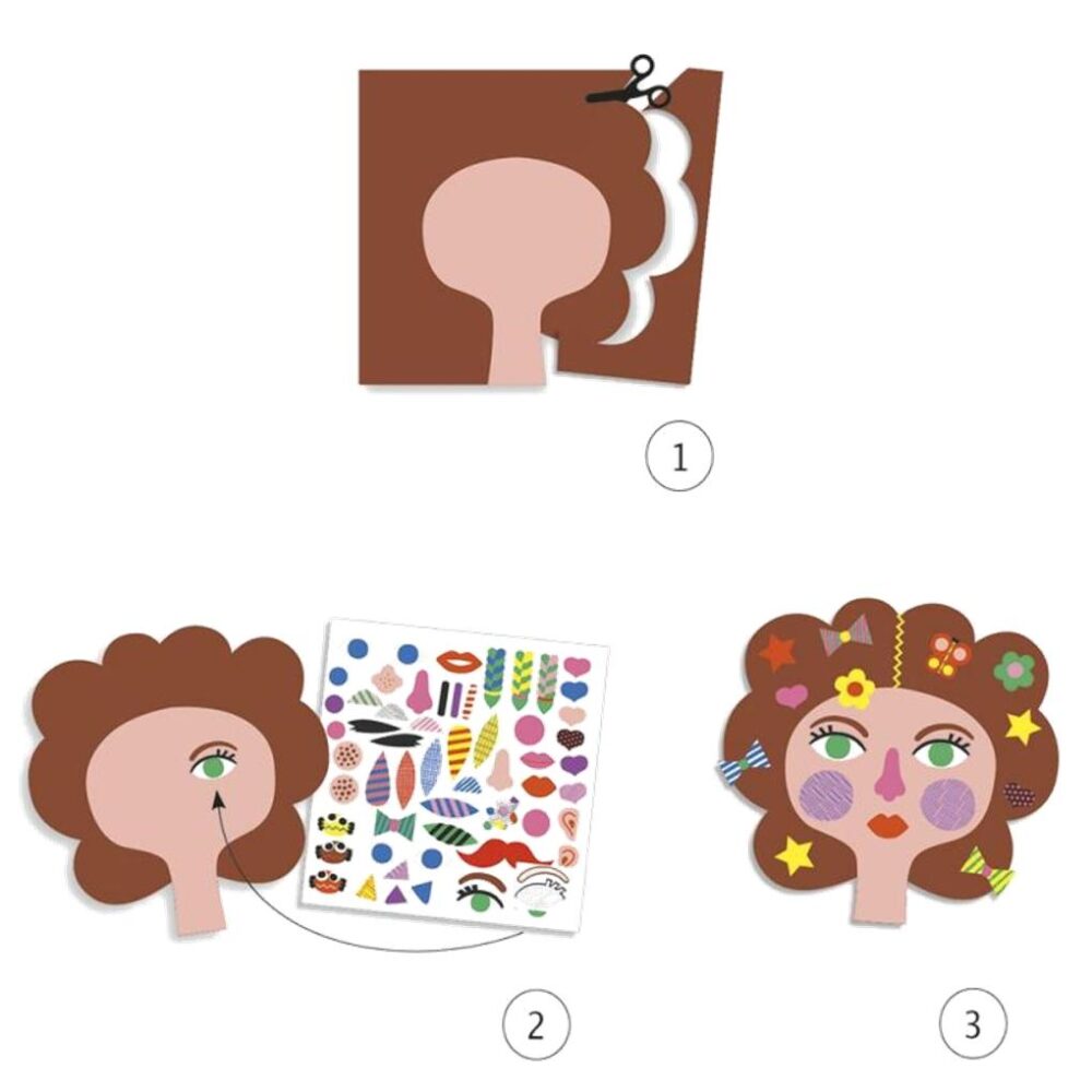 CREAR CON PEGATINAS PELUQUERIA - Imagen 3