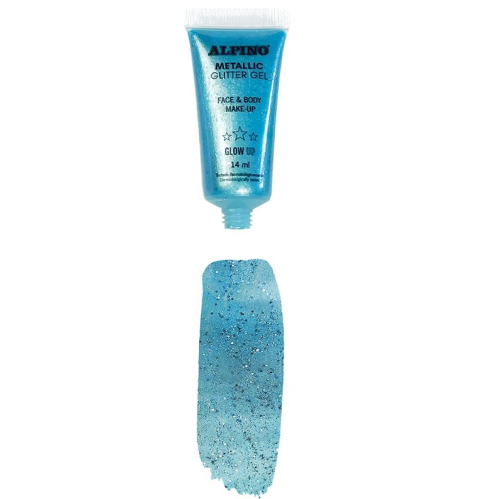 BLISTER GLITTER GEL METALICO AZUL - Imagen 3