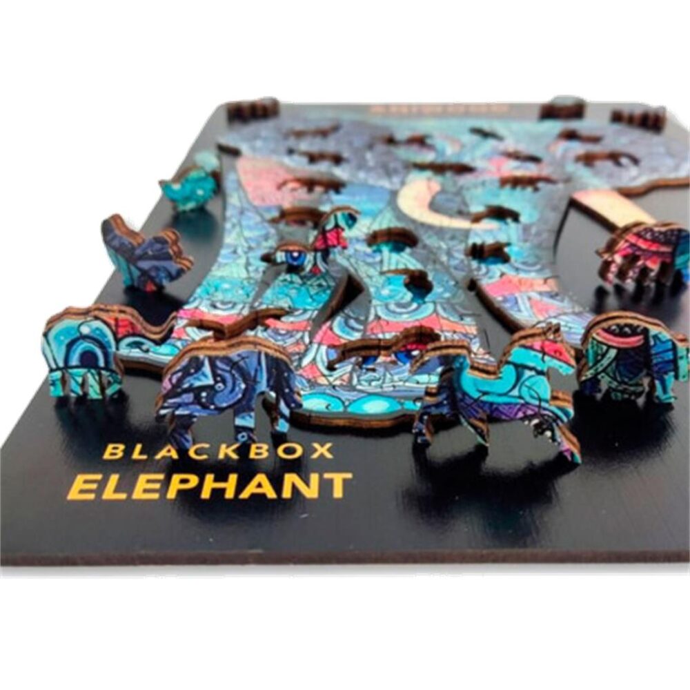PUZZLE ANIWOOD ELEFANTE M - Imagen 4