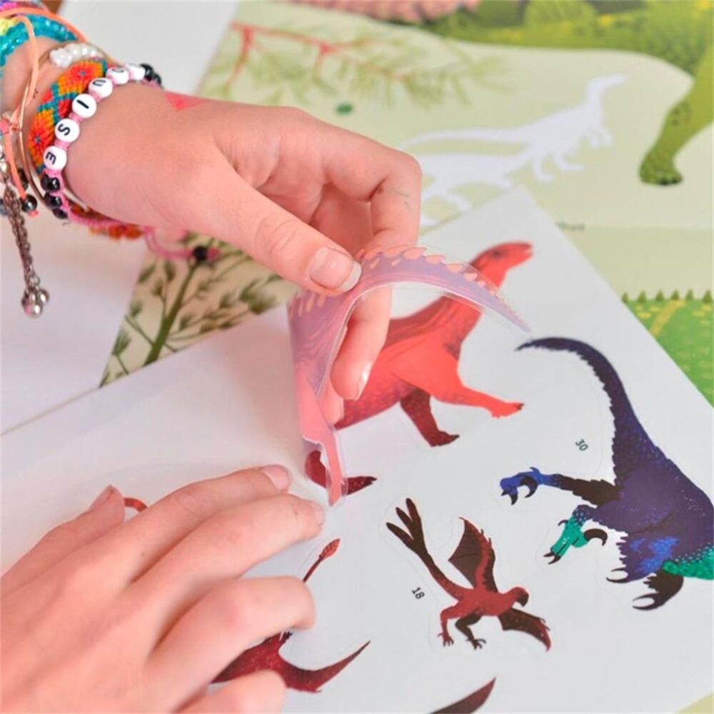 GRAN POSTER DE PEGATINAS "DINOSAURIO" - Imagen 3
