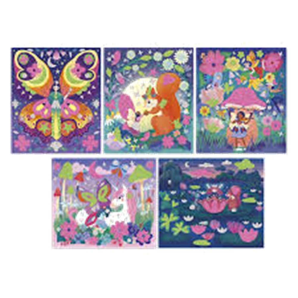 KIT CREATIVO PEGATINAS Y ARENA PHOSPHO MAGIC FAIRIES - Imagen 4
