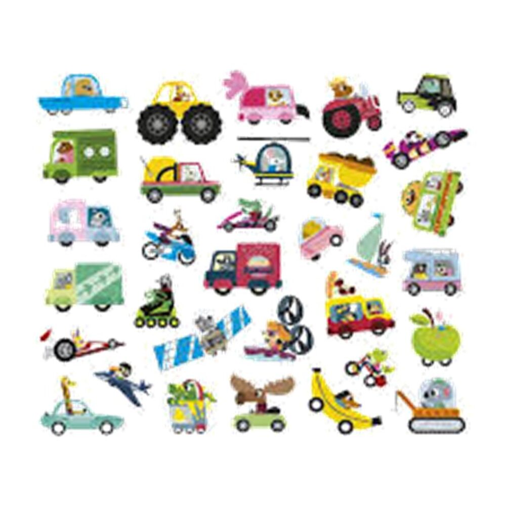6 HOJAS CON 200 PEGATINAS VEHICULOS - Imagen 3