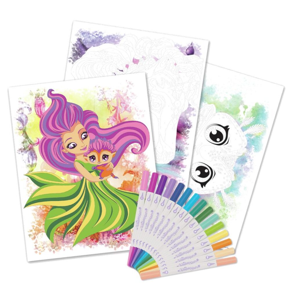 LIBRO PARA COLOREAR POR NUMEROS NENUPHIA - Imagen 3