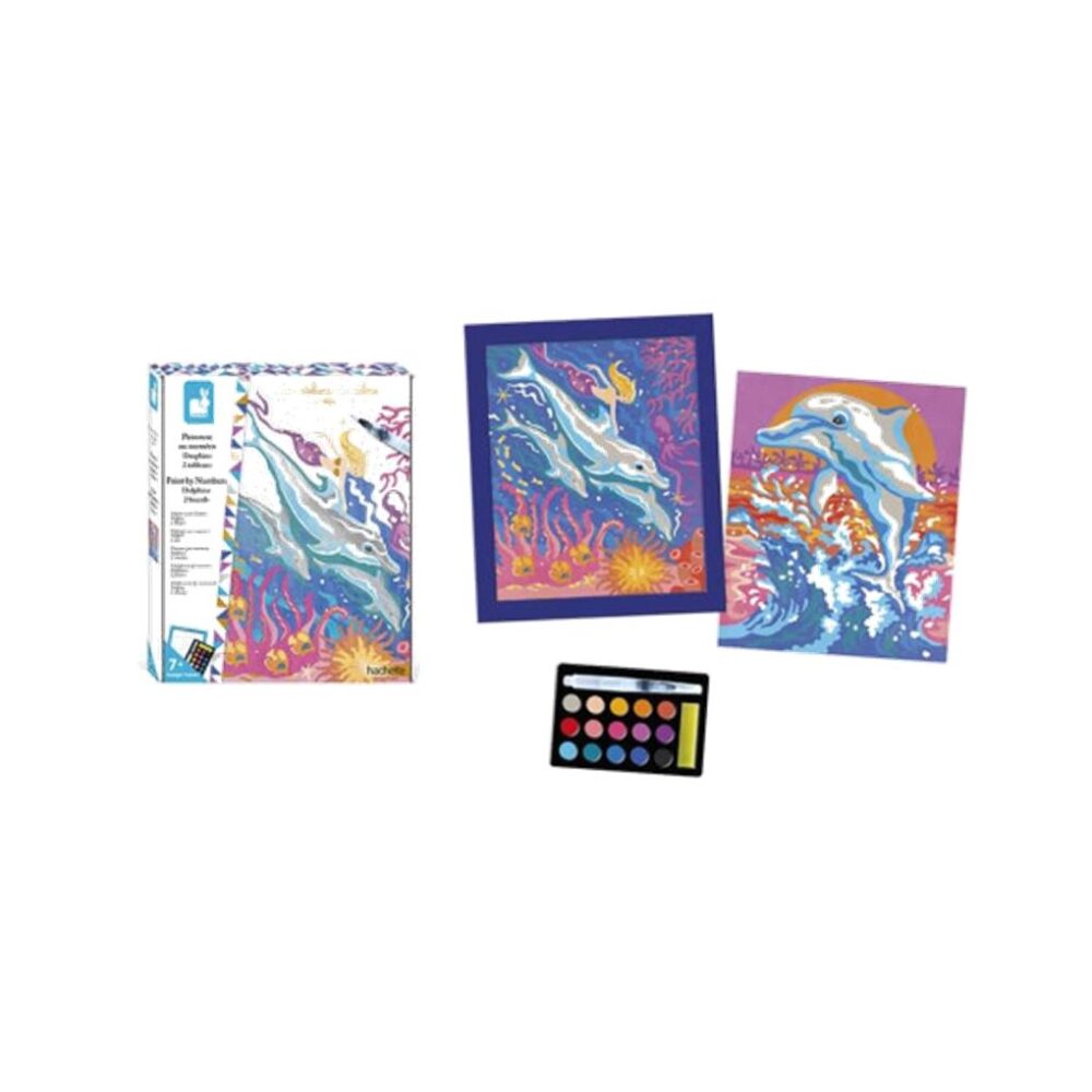 PINTAR POR NUMEROS DELFINES - Imagen 3