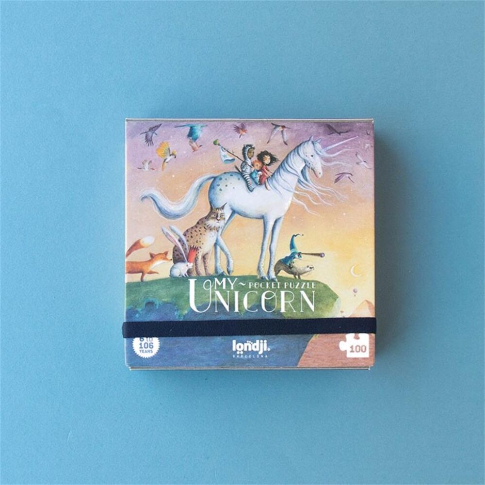 PUZZLE UNICORNIO POCKET LONDJI - Imagen 4