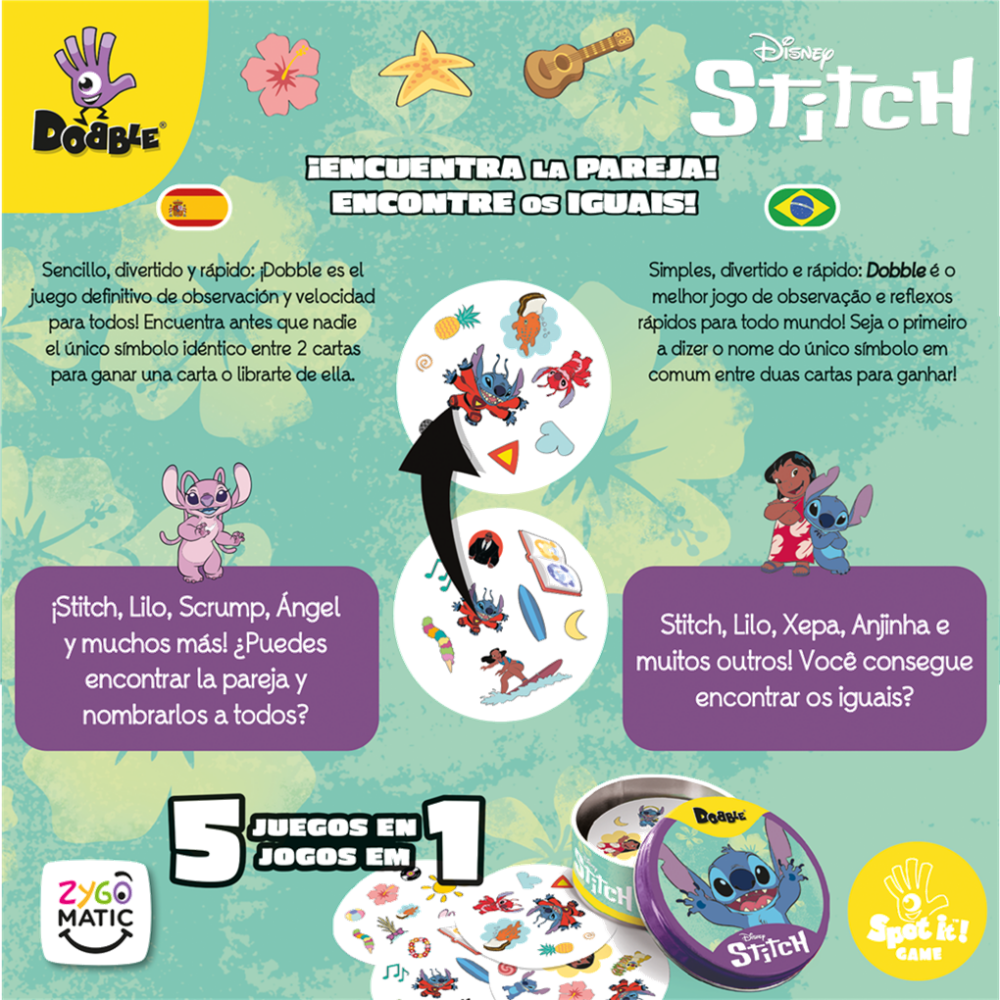 DOBBLE DISNEY STITCH - Imagen 5