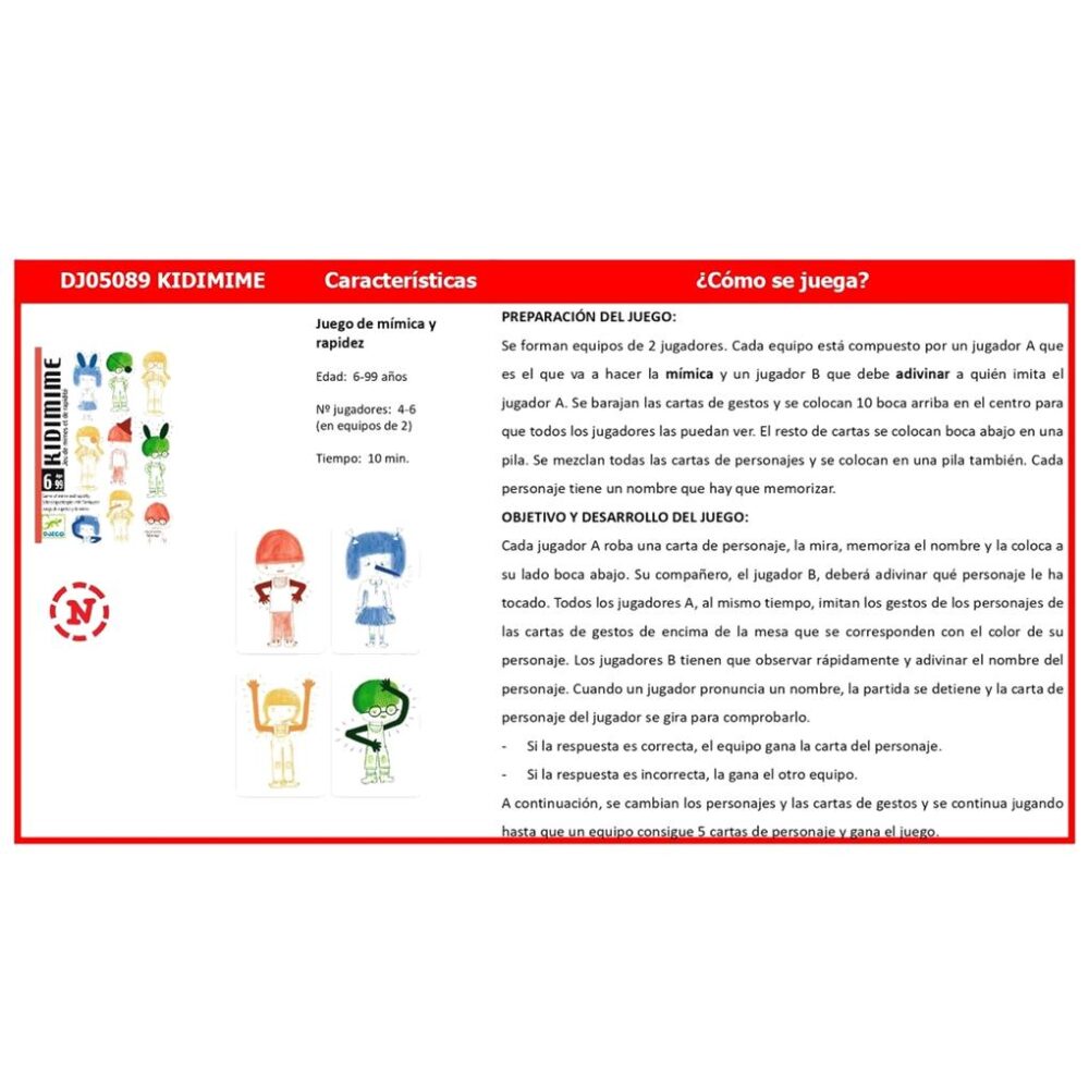 CARTAS KIDIMIME - Imagen 3