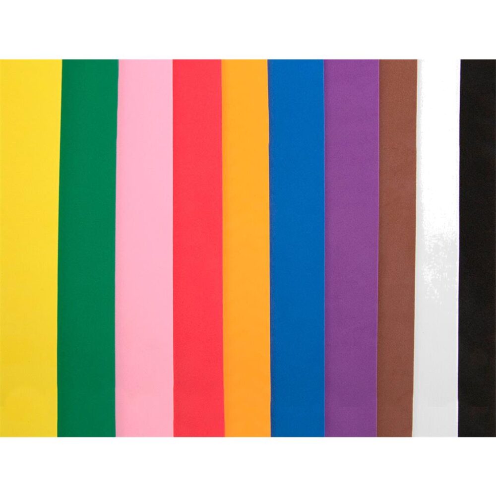 BLOC TRABAJOS MANUALES LIDERPAPEL GOMA EVA 240X315MM 10 HOJAS COLORES SURTIDOS - Imagen 3