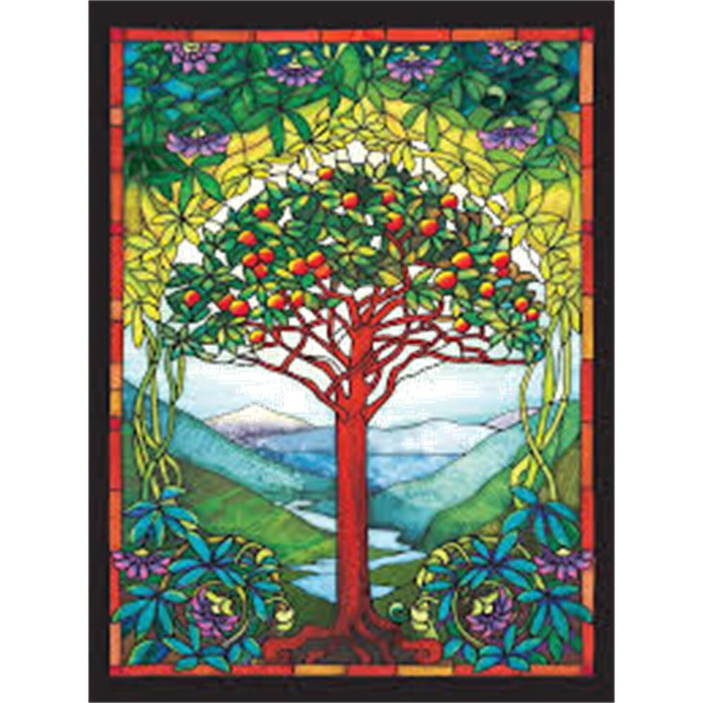 PUZZLE COBBLE HILL 275 PIEZAS VIDRIERA ARBOL DE LA VIDA - Imagen 3