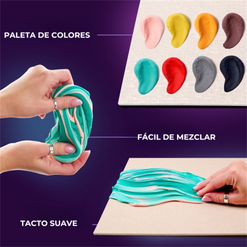 OKTO SET DIY PINTURA CREATIVA 3D ARTE SENSORIAL - JAPON - Imagen 4