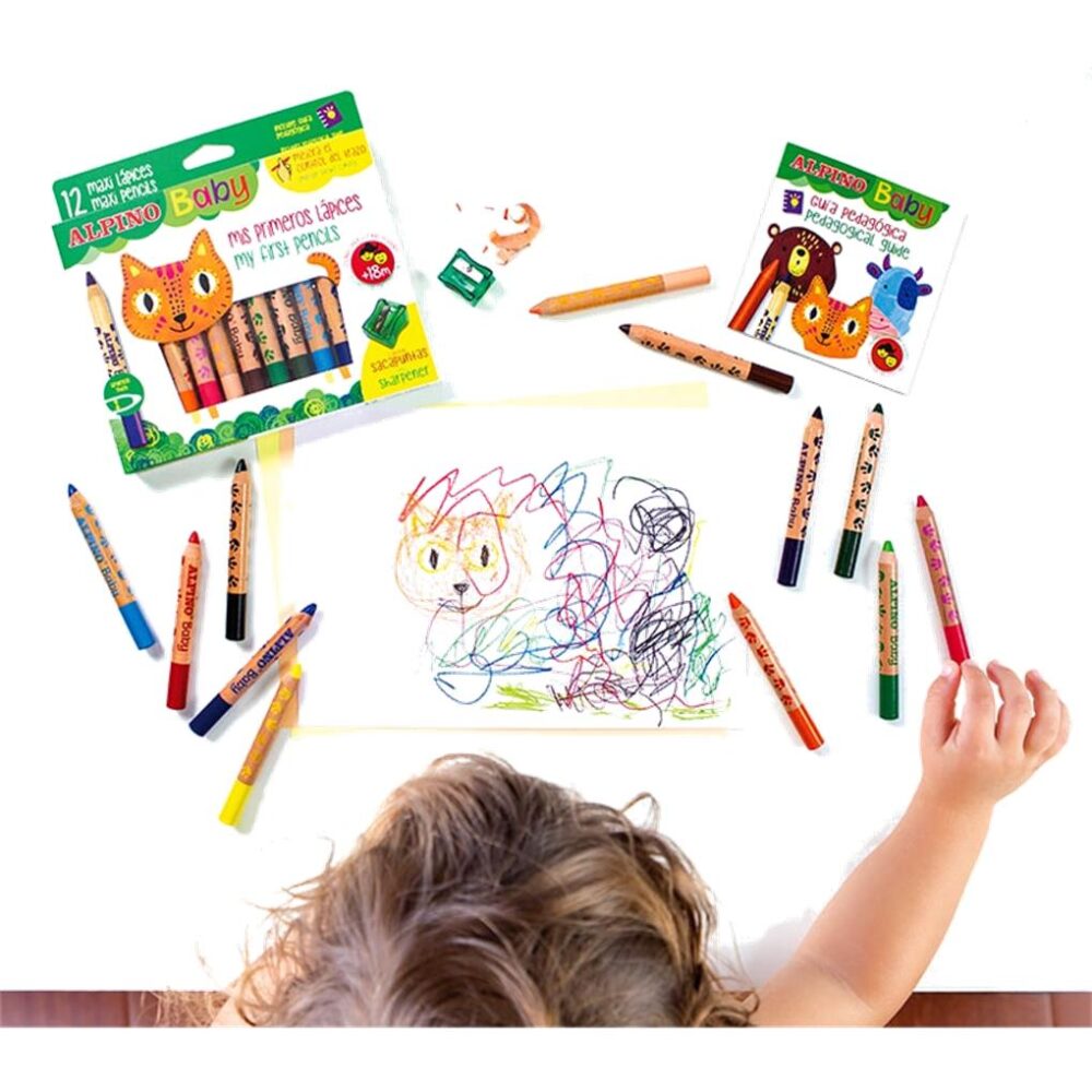 ESTUCHE 12 LAPICES ALPINO BABY - Imagen 4