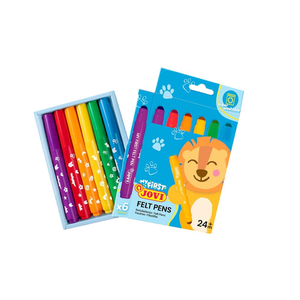MY FIRST FELT PENS ESTUCHE 6 ROTULADORES COLORES SURTIDOS - Imagen 2
