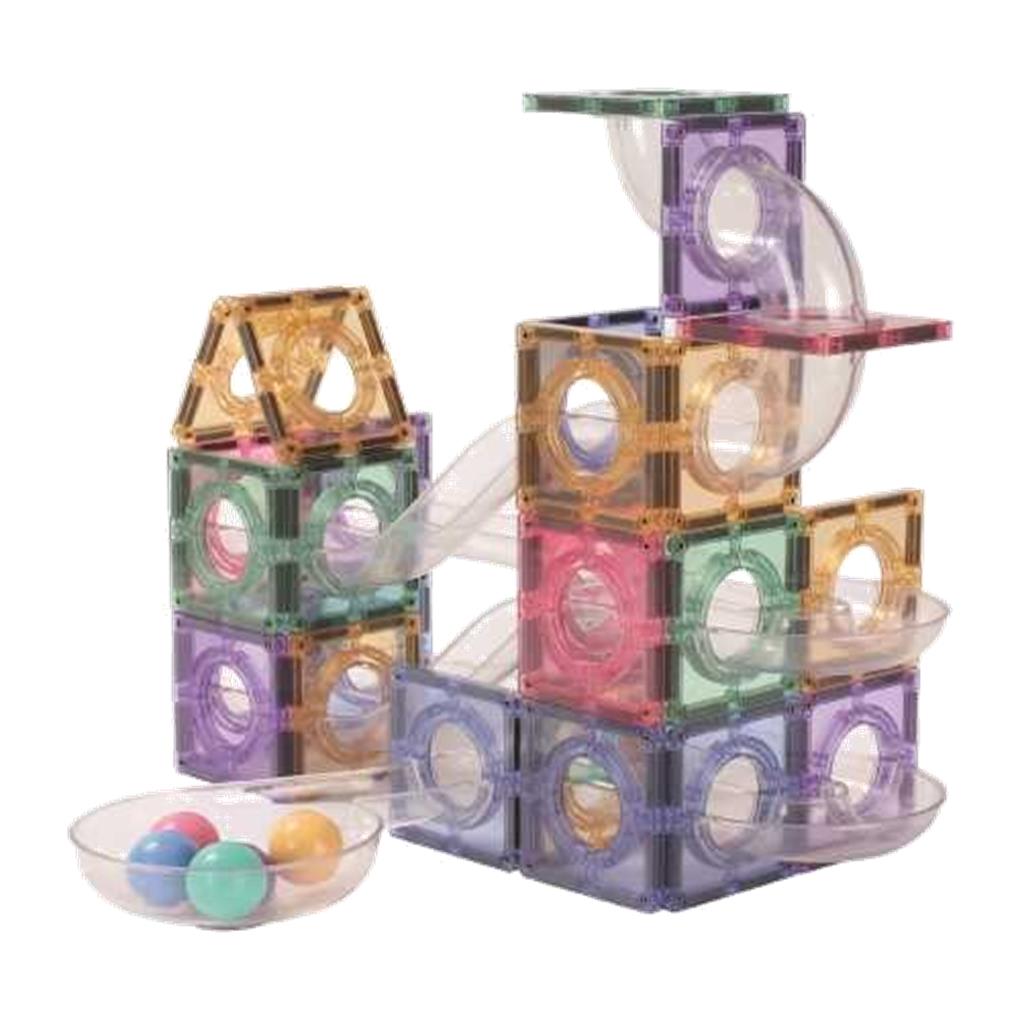 MAGNETIC TILES PISTA DE BOLAS PASTEL - Imagen 4