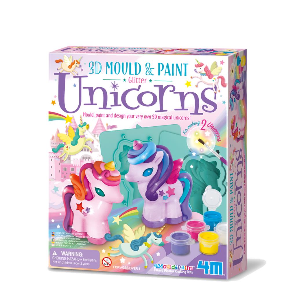 MODELA Y PINTA UNICORNIOS 3D