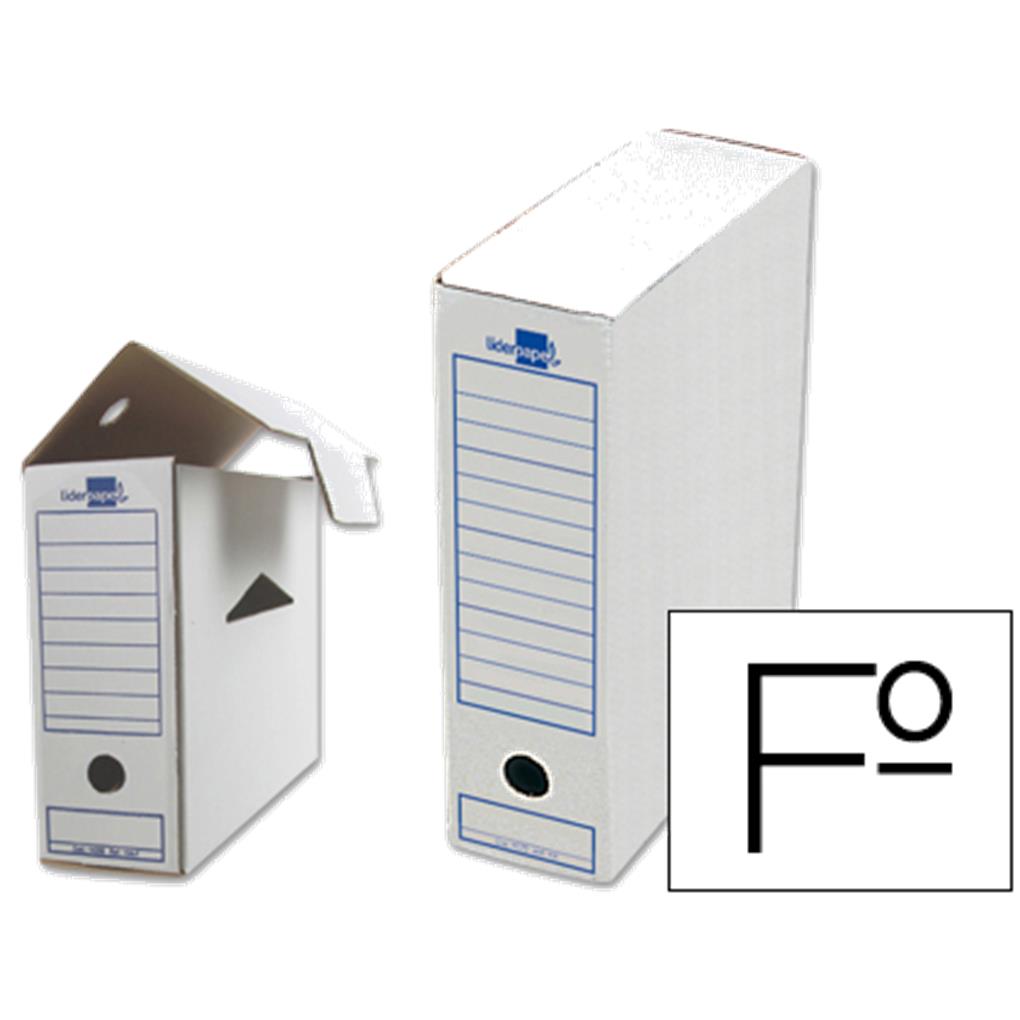 CAJA ARCHIVO DEFINITIVO LIDERPAPEL 104 FOLIO