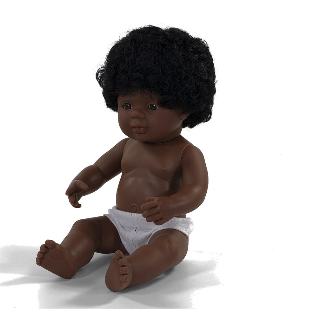 MUÑECA BEBE AFROAMERICANA 38 CM