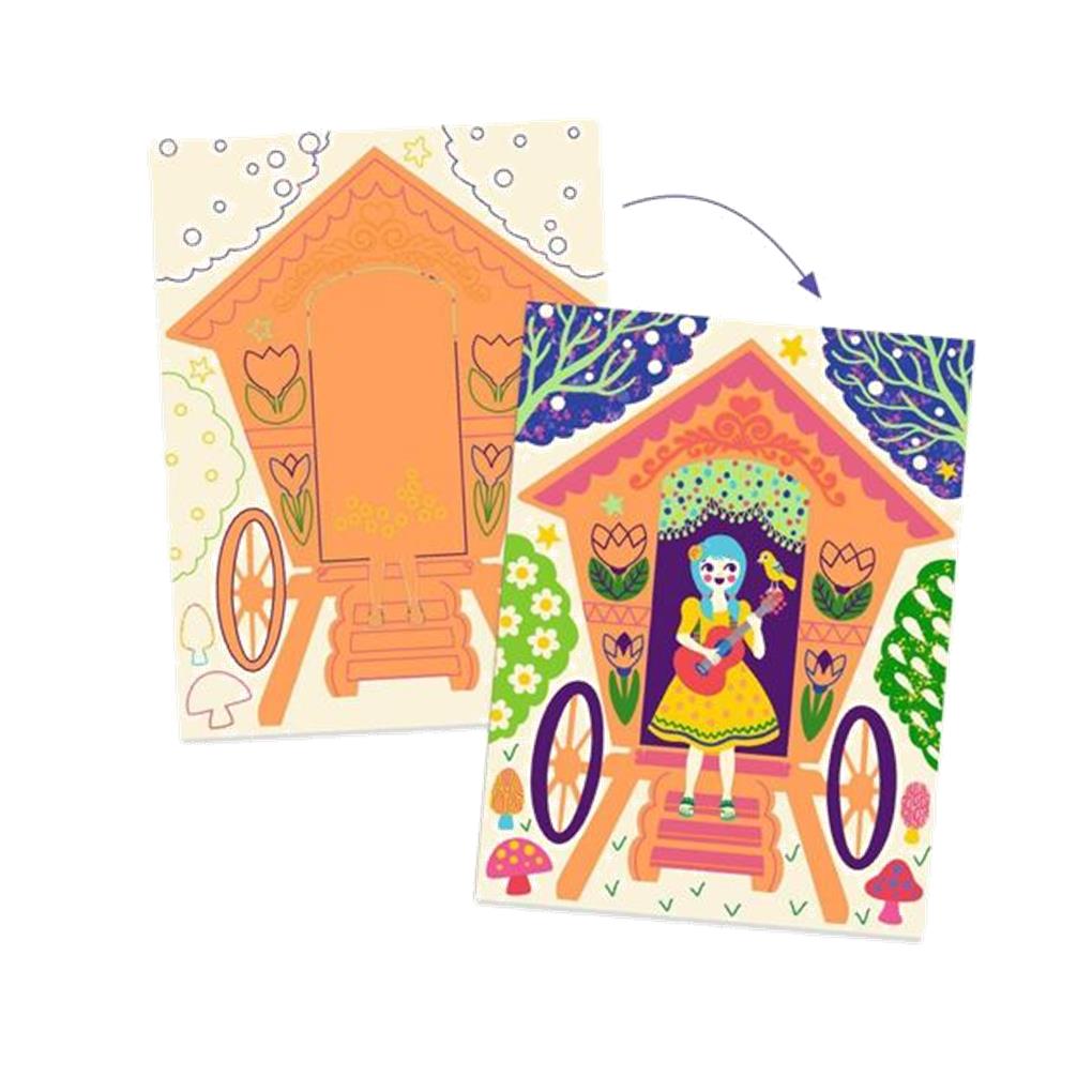 CUADROS PARA RASCAR-CASAS EXTRAVAGANTES - Imagen 2