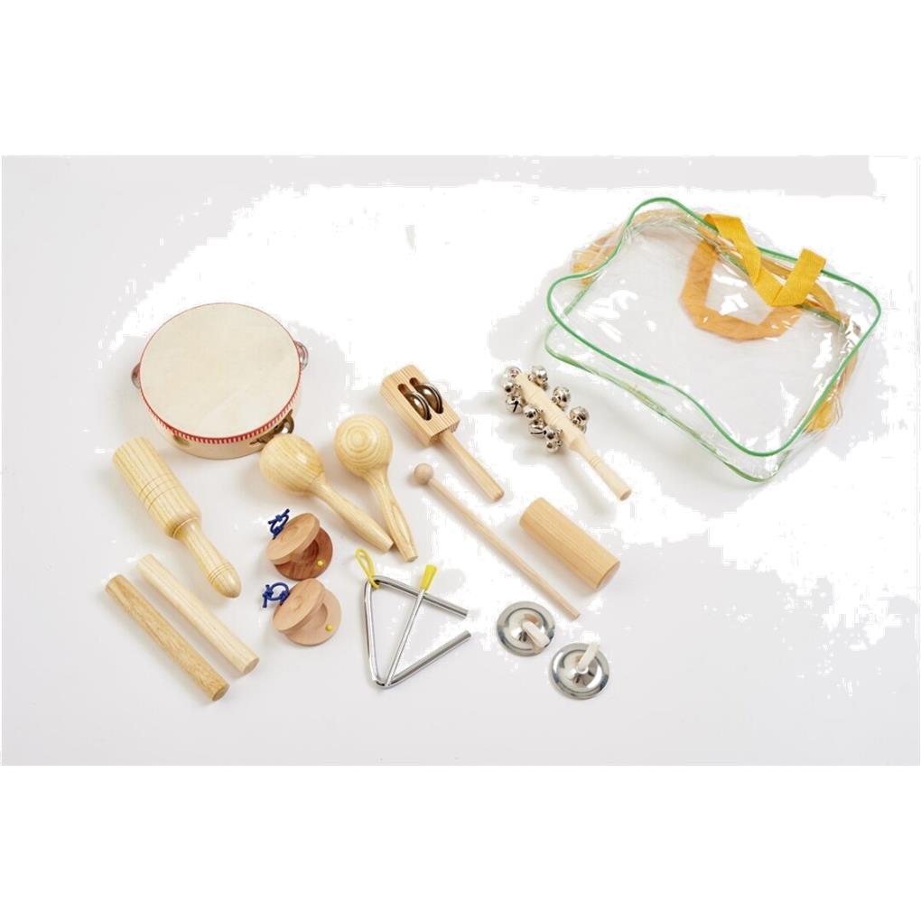 CONJUNTO DE PERCUSION 16 PIEZAS