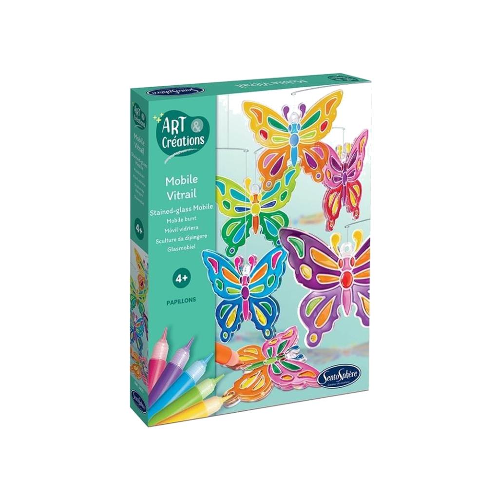 ART & CREATIONS - MOVIL VIDRIERA - MARIPOSAS