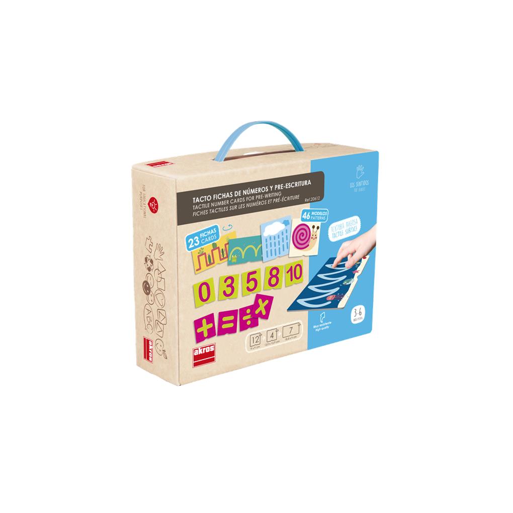 TACTO FICHAS DE NUMEROS Y PRE-ESCRITURA