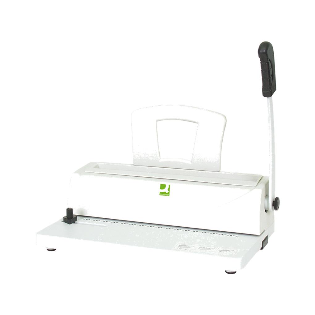 ENCUADERNADORA PARA ESPIRAL Q-CONNECT PERFORA 10 HOJAS TAMAÐO A4 ENCUADERNA HAST