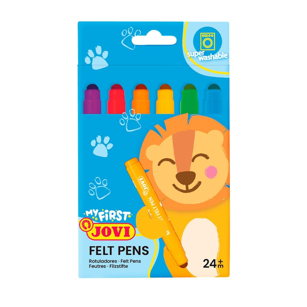 MY FIRST FELT PENS ESTUCHE 6 ROTULADORES COLORES SURTIDOS