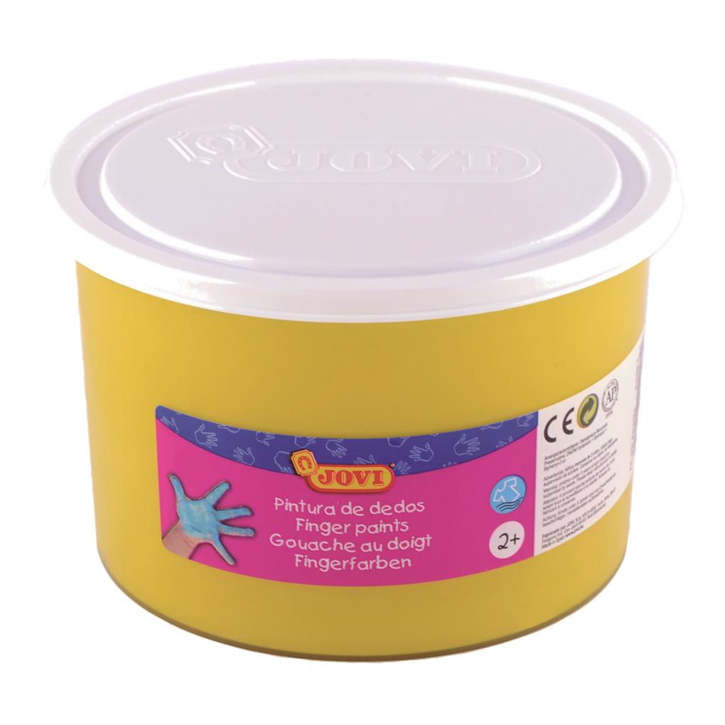 PINTURA DEDOS JOVI 500 ML -COLOR AMARILLO