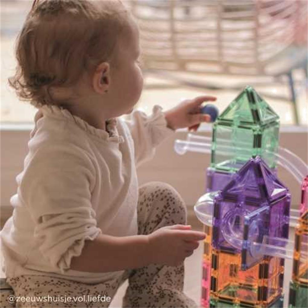 PISTA DE BOLAS PASTEL 110 PIEZAS - Imagen 4