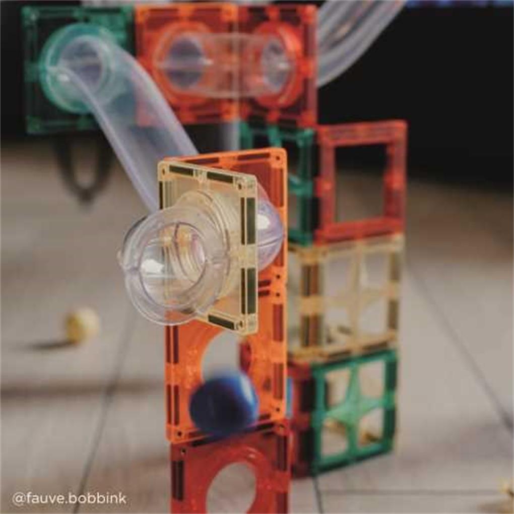 PISTA DE BOLAS COLORES VIVOS 60 PIEZAS - Imagen 2