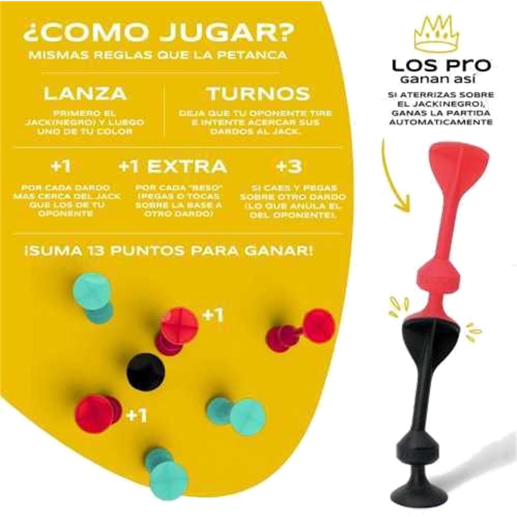 TOSSIT 7 DARDOS DE SILICONA STARTER ROJO + VERDE - Imagen 5