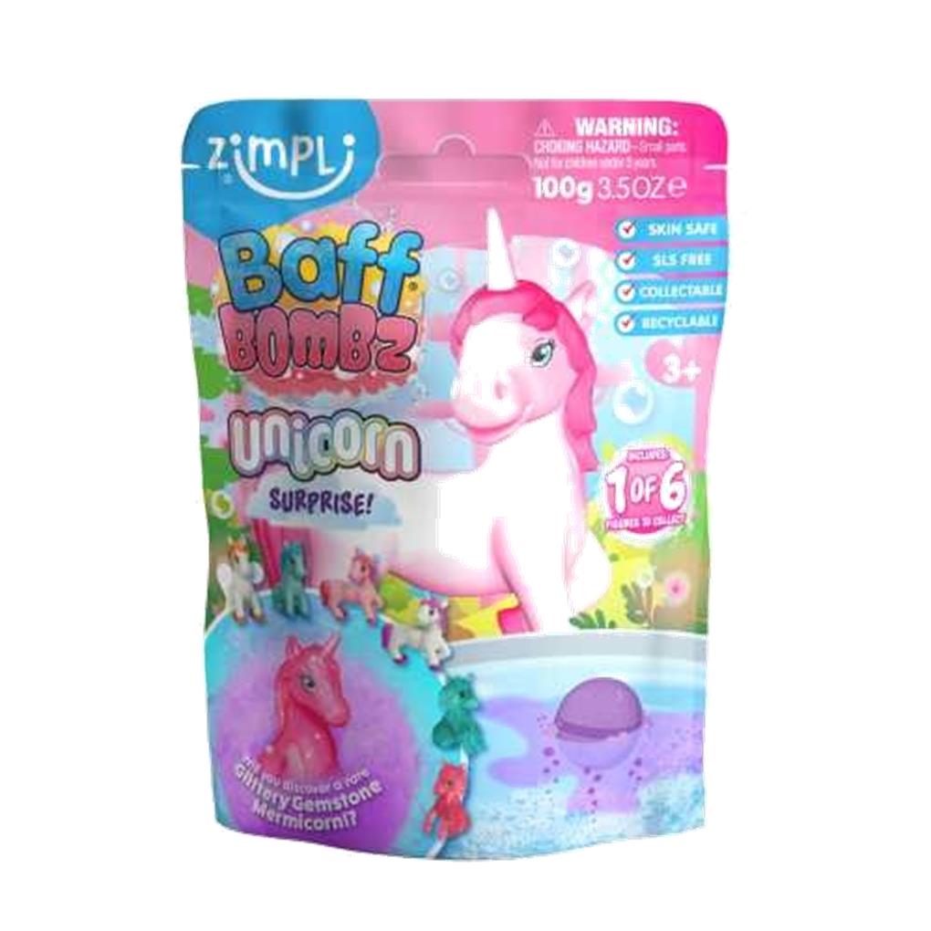 BOMBA DE BAÑO SURPRISE UNICORNIOS 1 X 100 GR